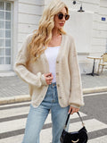 Button Up Long Sleeve Cardigan