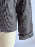 Asymmetrical Button Detail Sweater