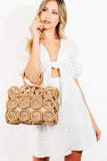 Fame Intricate Braided Wheels Handbag